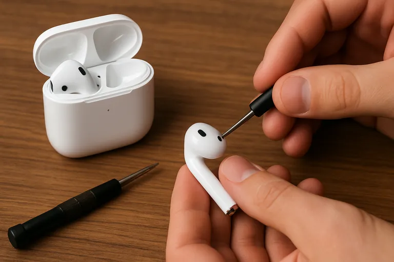 Reparatie, vervanging en kosten bij een defecte rechter Airpod