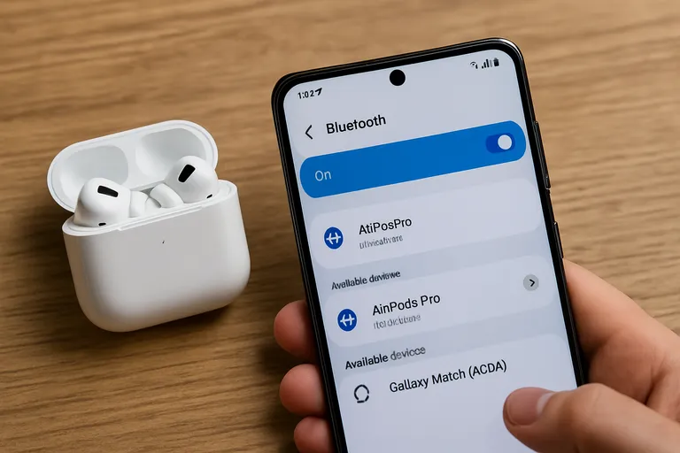 Airpods koppelen met je Samsung