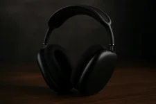 Zwarte airpods max: stijlvolle stilte en premium geluid voor elke dag